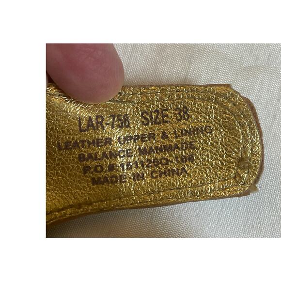 Alegria Lara Posh Gold Wedge Sandals - Size 38 - Very Little Wear‎ - Picture 12 of 12